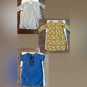 Old Navy Bundle Summer Midi Dresses  (3) Size Medium Denim Dress Floral Dress